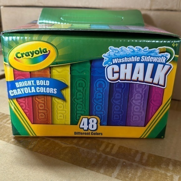 Crayola Other - Crayola Washable Sidewalk Chalk - 48ct